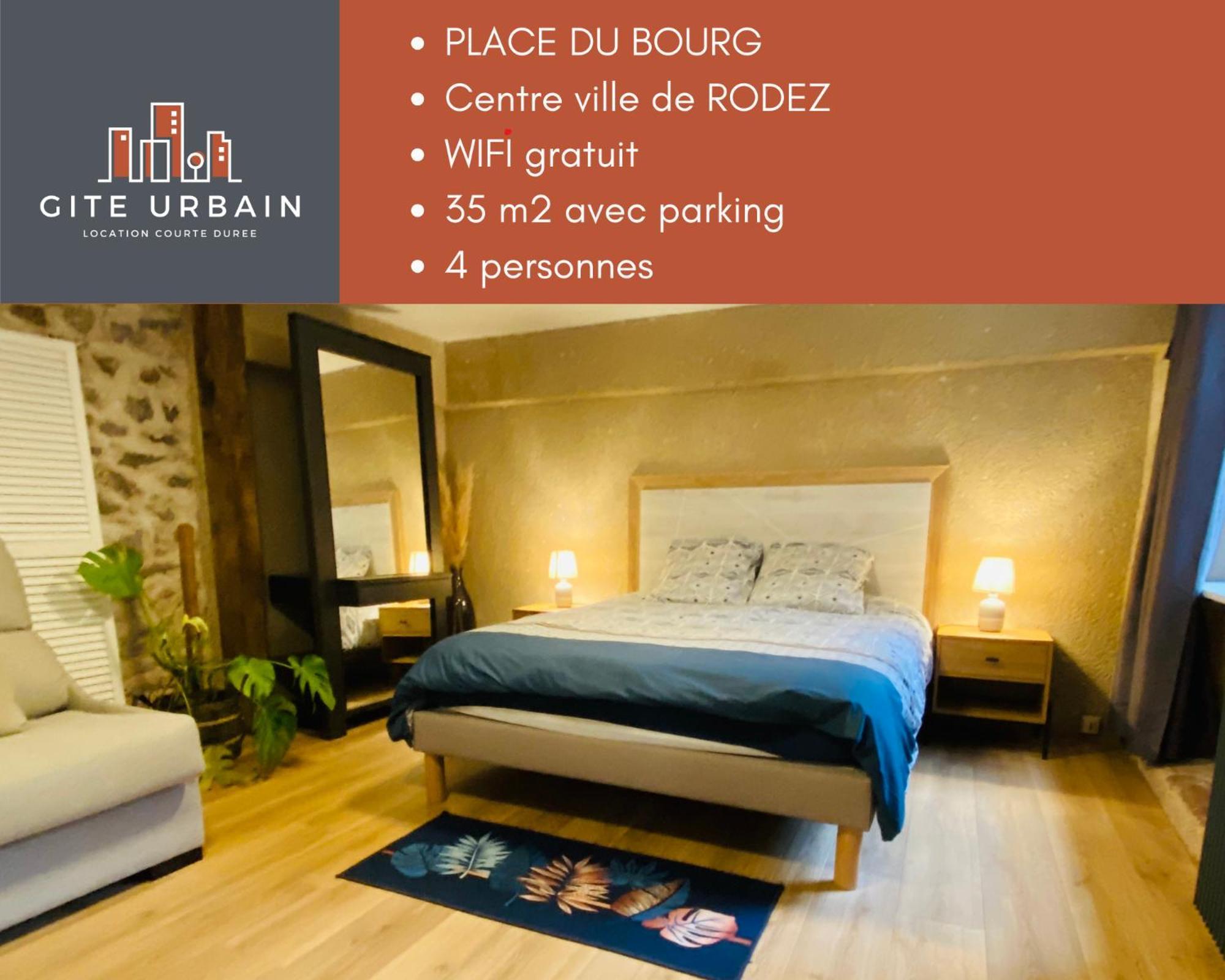 Le Place Du Bourg Appartement T2 Centre Historique Rodez Esterno foto